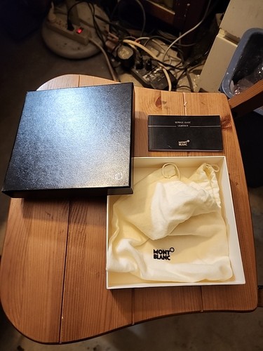 Montblanc belt box and - montblanc, dust