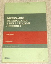 DIZIONARIO DEI BROCARDI E DEI