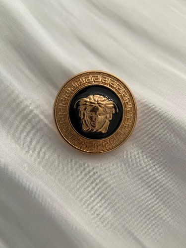 Versace medusa bottone - bottone, oro