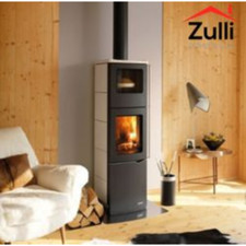 EVA S BIANCA FORNO STUFA A LEGNA CERAMICA PALAZZETTI