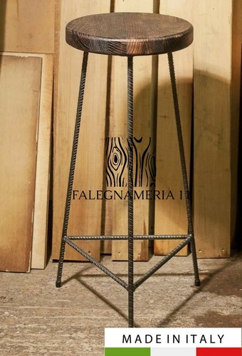 Sgabello industriale legno - industriale,