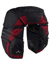 (TG. Taglia unica) VAUDE Karakorum PRO, Tasche Posteriori Unisex, Nero/Carminio,