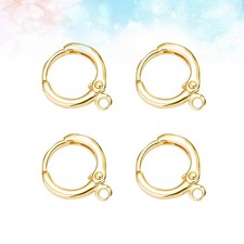  6pcs semplice orecchino fai da te fare accessori orecchino a clip in rame per