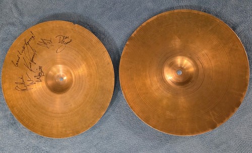 Coppia hat piatti vintage - hi-hat,