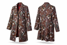 Bigio Collection Paisley Coat