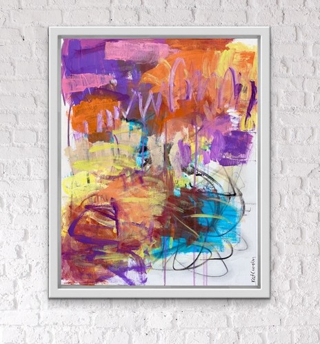 Quadro rudo grezzo colorato