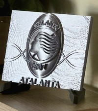 Atalanta in rilievo quadro 14x11 cm colore Argento Effetto Seta cm circa 14x11