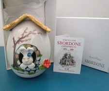Uovo Pasquale con coniglietto di Porcellana Capodimonte - Idea Regalo Pasqua
