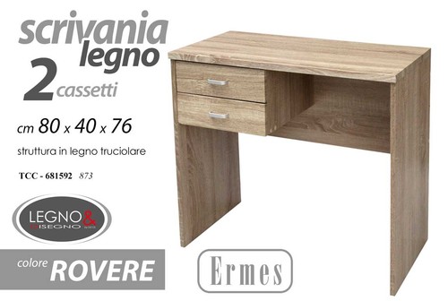 Scrivania moderna cassetti - scrivania, 2