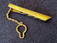 Fermacravatta in Argento 800 Placcato Oro - Italia Seconda Metà '900