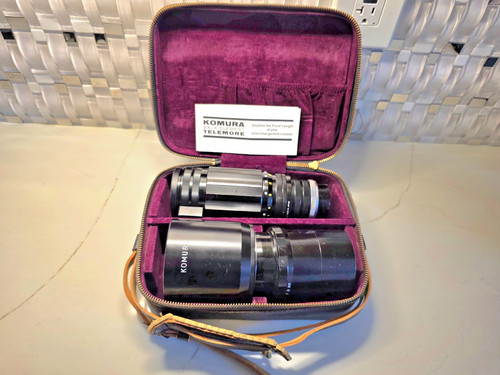 Teleobiettivo komura 400 - teleobiettivo,