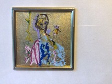 quadro placcato oro serigrafia di Ernesto Treccani