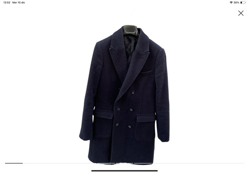 Cappotto uomo gutteridge blu - cappotto,