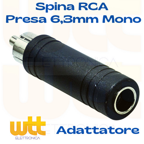 Adattatore spina rca a - spina,