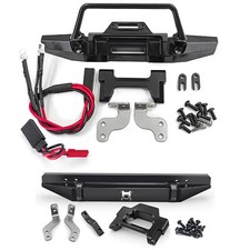 Per RC 1/18 Traxxas TRX4-M Defender Crawler Paraurti Anteriore Posteriore Luce LED