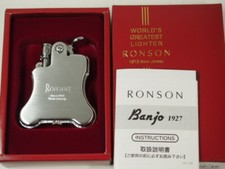 Accendino ronson banjo design - accendino,