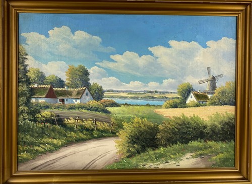 Quadro olio idilliaco