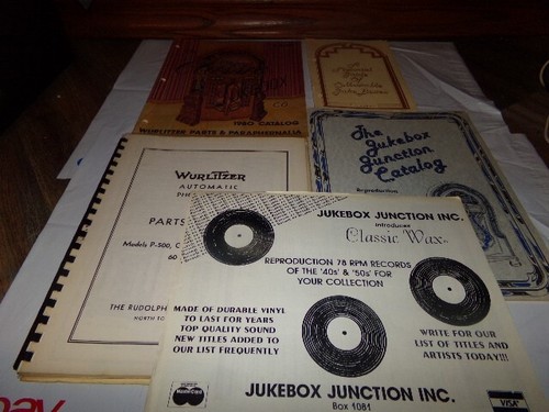 Lotto cataloghi jukebox - cataloghi,