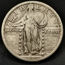 QUARTER DOLLAR 25 CENTS 1920