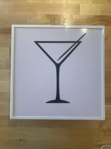 Lampada insegna martini - lampada,