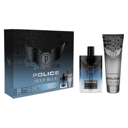 Police deep blue gift set - police,