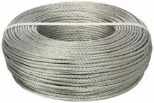 Cavo Fune Corda Acciaio Zincato 8mm 100mt da 2000k