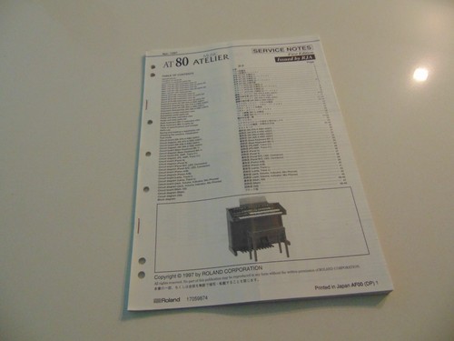 Roland atelier at80 organo - roland,