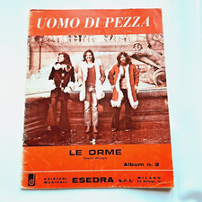 SPARTITO MUSICA de LE ORME - UOMO DI PEZZA -  19pag. ED. MUSICALI ESEDRA srl 