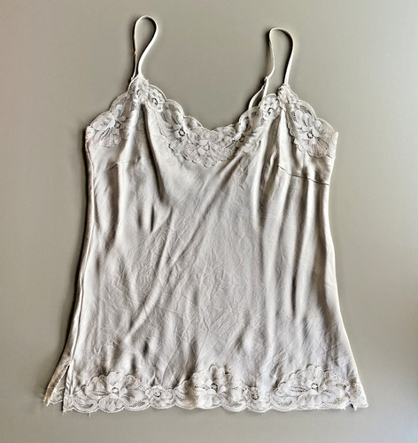 Cami pizzo seta avorio - in,