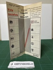 Facsimile Scheda Elettorale