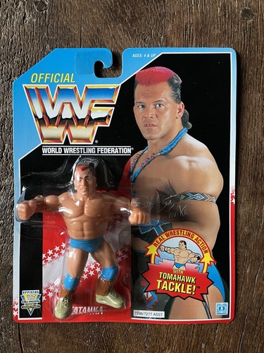 Wwf hasbro moc tatanka series - moc,