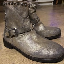 Stivaletti Texani Mr wolf 39 Oro Biker