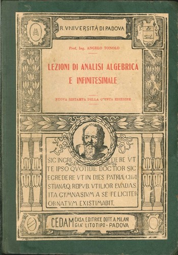 Lezioni analisi algebrica e - analisi,