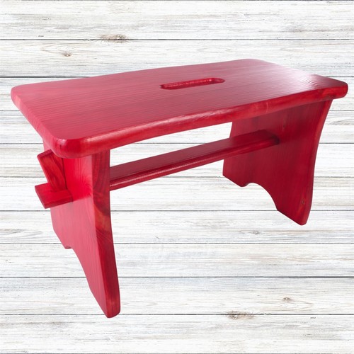 Sgabello piccolo rosso - , in