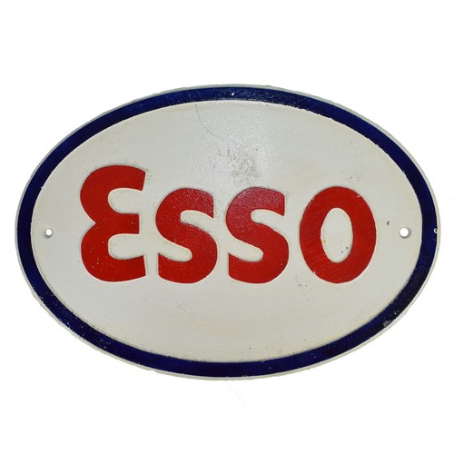 Targa insegna ghisa - insegna, esso