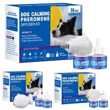 Kit Diffusore Feromoni Calmanti per Cani + Ricarica, Trattamento Antiansia per Animali Domestici
