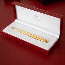 Louis Cartier Paris Ballpoint Pen Gold Plated