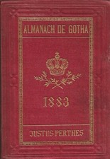 Almanach de Gotha  1883 - I