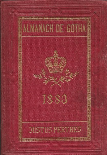 Almanach gotha 1883 i - ,