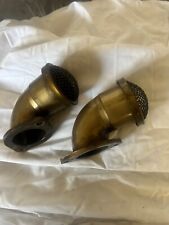 COPPIA TROMBETTE ASPIRAZIONE CARBURATORI WEBER, DELL’Orto, Fiat 500,126,127,mini