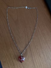 Collana Brosway Più ciondolo In Argento Cuore Rosso.