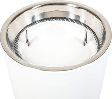 Posacenere per Esterno Luxury Bianco - Portacenere Ingresso Da Terra