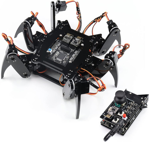 Hexapod robot kit with remote - with,