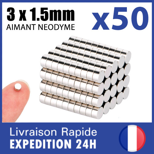 Lot 50x mini - 50x, aimants