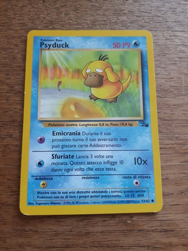 Psyduck fossil carta - fossil,