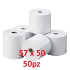 50 rotoli carta termica per