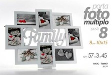 PORTA FOTO CORNICE MULTIPLO 8