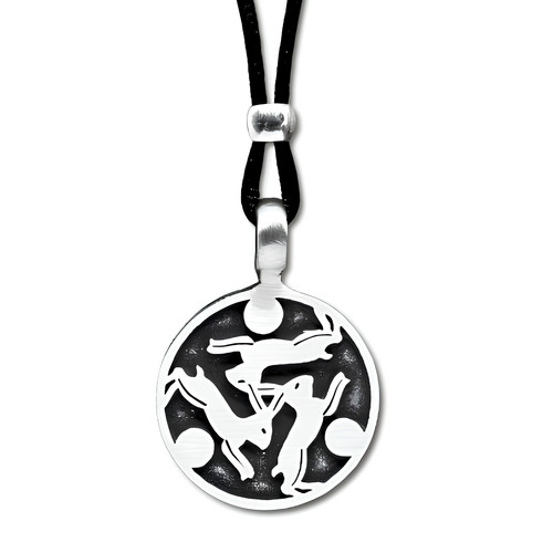 Collana con tre - , ciondolo