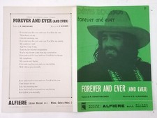 SPARTITO MUSICALE DEMIS ROUSSOS  FOREVER AND EVER edizioni musicali ALFIERE