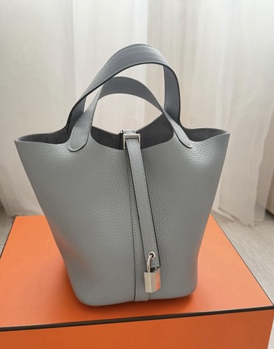 Hermes picotin gris - hermes,